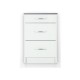 Meuble de cuisine casserolier bas 3 tiroirs 60 cm OXANE laqué brillant