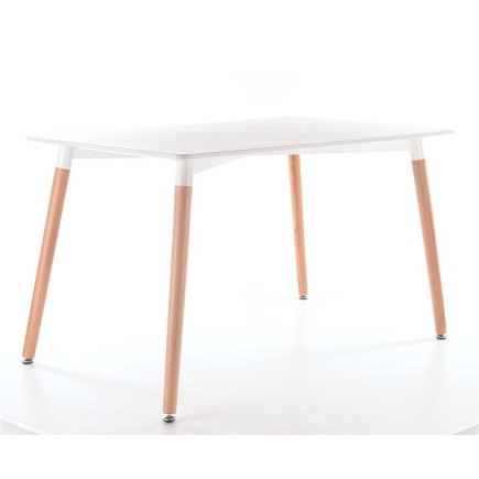 Table de cuisine 120 cm NOLAN scandinave
