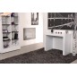 Table extensible ALGA blanc brillant, gris ou bois Table extensible ALGA blanc brillant, gris ou bois