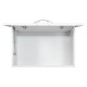 MEUBLE HOTTE 1 PORTE 60CM BLANC 