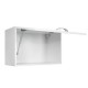 MEUBLE HOTTE 1 PORTE 60CM BLANC 