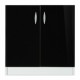 Élément bas 2 portes 60 cm OXANE