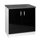 Élément bas 2 portes 90 cm OXANE