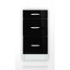 meuble cuisine bas 3 tiroirs 80 cm Casserolier OXANE