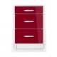 meuble cuisine bas 3 tiroirs 80 cm Casserolier OXANE