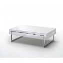 Table basse DIPSY blanc laqué