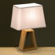 Lampe triangulaire en bois naturel 26 x 12,50 x 41 cm