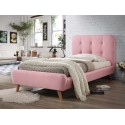 Lit TIFFANY rose style scandinave 90 x 200 cm