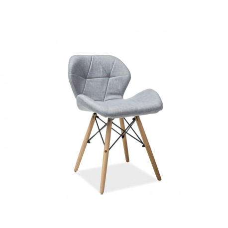 matelassée II Chaise scandinave gris MATIAS tissu 8wOXPkn0