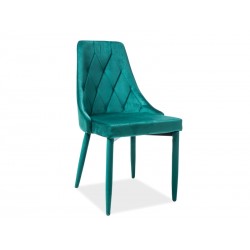 Chaise président TRIX en velours