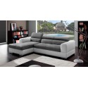 Canapé d'angle NETO microfibre