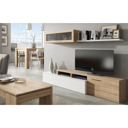 Ensemble meuble de télé NEXIA simple ou meuble tv angle