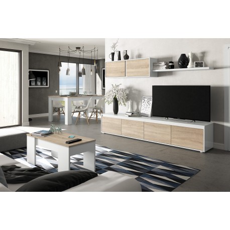 Ensemble meuble TV scandinave ALIDI