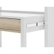 2 en 1 bureau / console extensible LINA bois, blanc ou gris