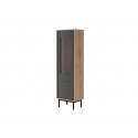 Vitrine 1 porte industrielle BASI 54 cm