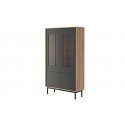 Vitrine industrielle 2 portes BASI 104 cm