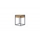 Table basse industrielle carrée ENJOY