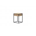 Table basse industrielle carrée ENJOY 40 cm