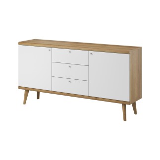 Commode  2 portes 3 tiroirs PRIMO de 160 cm