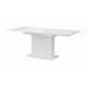 Table rectangle + allonge GLIANT 160 - 200 cm couleur béton, industrielle ou bois