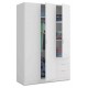 Armoire Garde-robe 3 portes 3 tiroirs