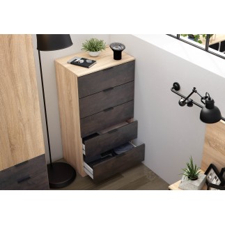 Commode 5 tiroirs ALAY