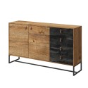 Commode industrielle DARK de 153 cm