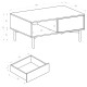 Table basse FLOW de 102 cm