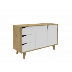 Commode NEXO de 124 cm à 2 portes