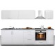 Cuisine complète laquée 2m80 MADISON