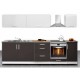 Cuisine complète laquée 2m80 MADISON