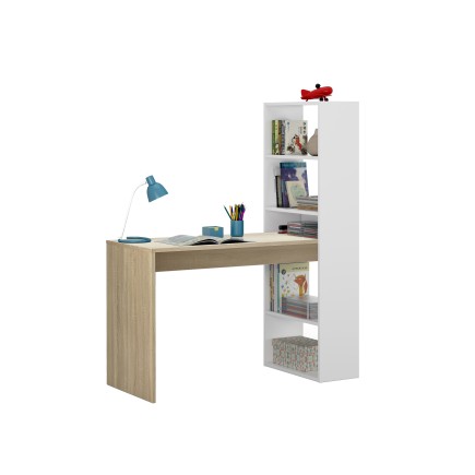 Bureau avec bibliothèque intégrée BILIO