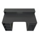 Bureau gamer OZIS 136 cm gris anthracite