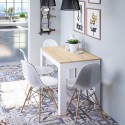 CLEA - Table de cuisine auxiliaire 109 cm style scandinave