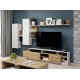 Ensemble TV ILDA bois et blanc moderne et design