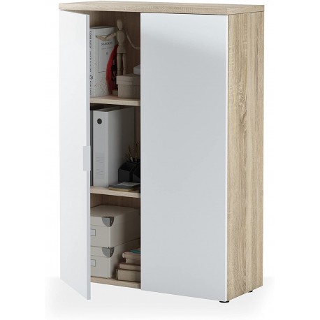 petit meuble de rangement bureau - Blanc – Weihona®