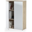 Meuble de rangement pour Bureau Blanc et Chêne Canadian 119 x 80 x 32,5 cm