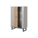 Vitrine basse industrielle AVIRO