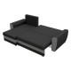 Canapé d'angle convertible DONO en tissu. Canapé compact pour petits espaces