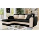 Canapé d'angle convertible DONO en tissu. Canapé compact pour petits espaces